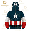 Superhero - Captain America Children Zip Up Hoodie