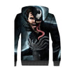 Venom Spider Unisex Fleece Winter Jacket Pullover Hoodie