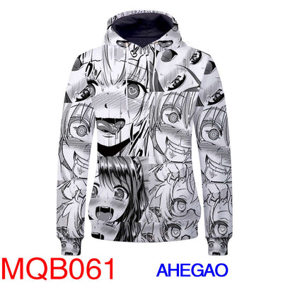 Ahegao Hoodies -  Unisex Pullover Hoodie 3