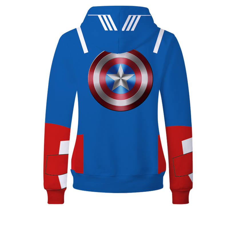 The Avengers Hoodies - Captain America Unisex Pullover Hoodie