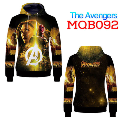 The Avengers 4 Hoodies - Superhero Assamble Unisex Pullover Hooded Sweatshirt