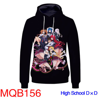 High School D×D Hoodies - Unisex Pullover Hooded Sweatshirt