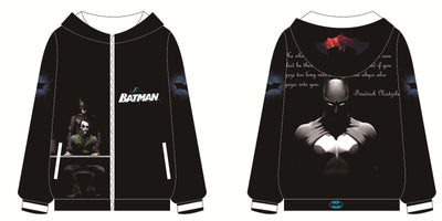 Movie Sweatshirt - Batman Unisex Zip Up Hoodie