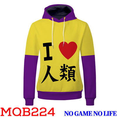 Anime Hoodies - NO GAME NO LIFE Unisex Pullover Hoodie