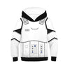 New Trendy - Stormtrooper Cosplay Zip Up Hoodie