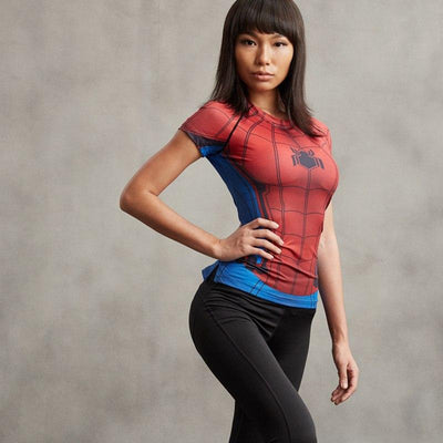 Spiderman T-shirt - SPIDERMAN WOMEN'S COMPRESSION TEE
