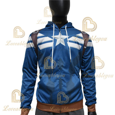 Limited Edition - Captain America Unisex Zipper Hoodie