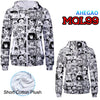 Ahegao Sweatshirt -  Unisex Pullover Zip Up Hoodie 8