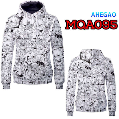 Ahegao Hoodies -  Unisex Pullover Hoodie 11