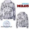Ahegao Sweatshirt -  Unisex Pullover Zip Up Hoodie -1