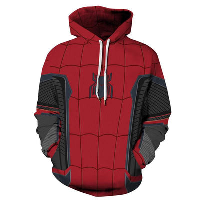 Spider-Man 2 Far from Home Family Unisex Pullover Sweatsihrt Chlidren Hoodie-1